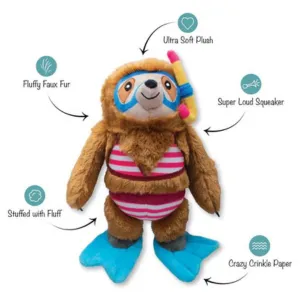 Pet Shop by Fringe Studio Swimmin' With The Fishes Plush Dog Toy