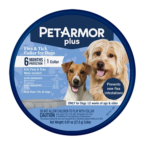 PetArmor® Plus Flea & Tick Collar for Dogs