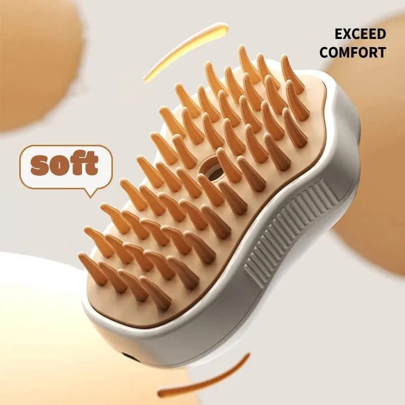 PetSpa ProSteam - 3-in-1 Electric Pet Grooming Brush with Spray