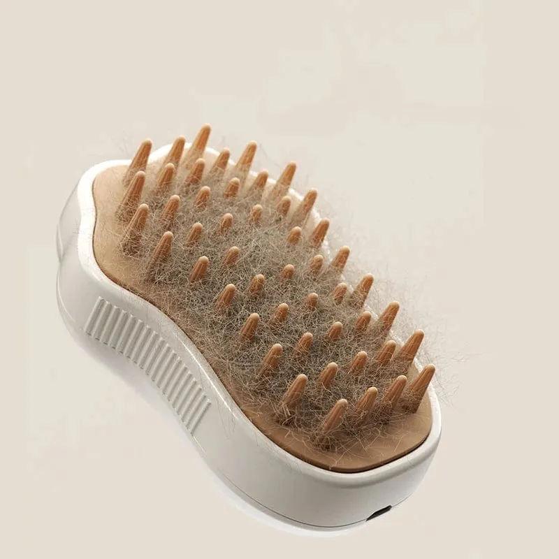 PetSpa ProSteam - 3-in-1 Electric Pet Grooming Brush with Spray