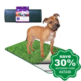 PoochPad - Indoor Turf Dog Potty TRAVELLER - Small 18" x 18"