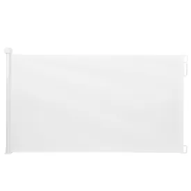 Retractable Mesh Safety Baby Gate Pet Gate 34.4" Tall, Extends up to 71" Wide, White