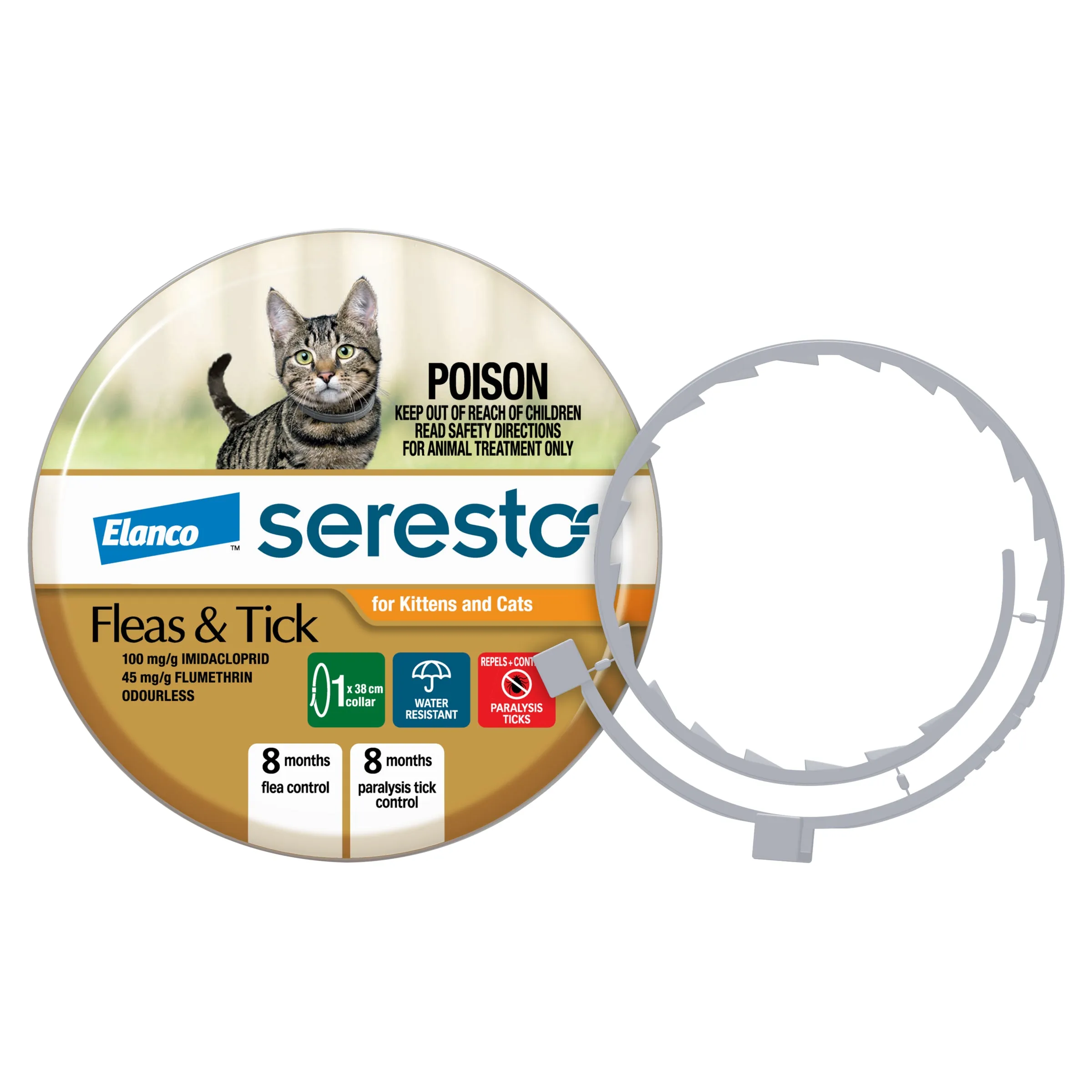 Seresto - Flea & Tick Collar for Kittens and Cats