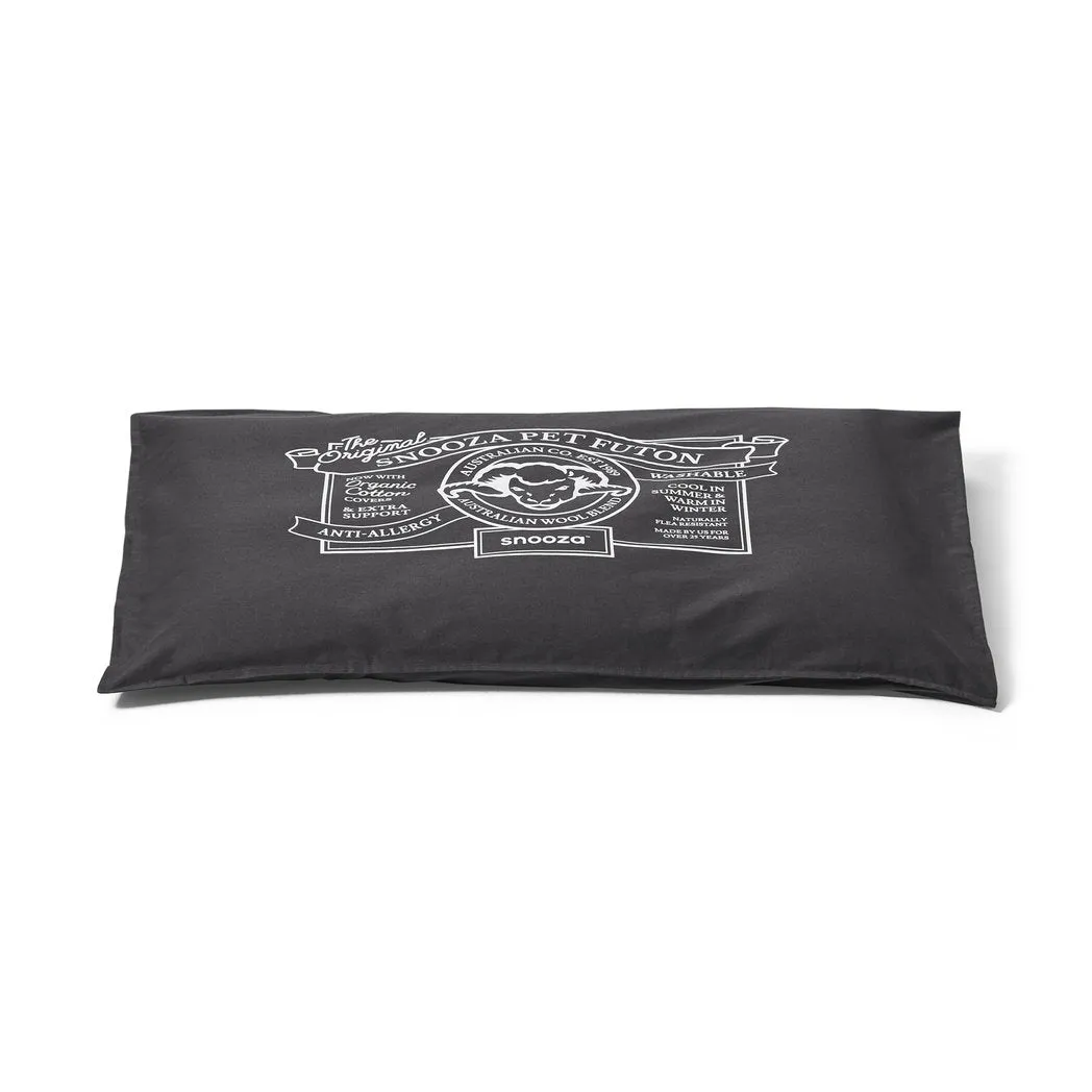 Snooza Organic Pet Futon Charcoal Dog Bed Mighty^^^