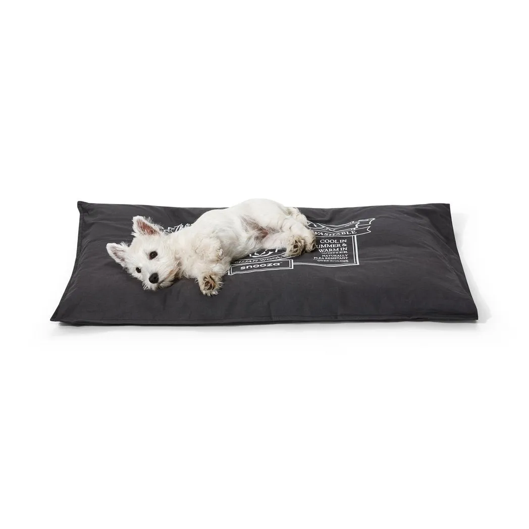 Snooza Organic Pet Futon Charcoal Dog Bed Mighty^^^