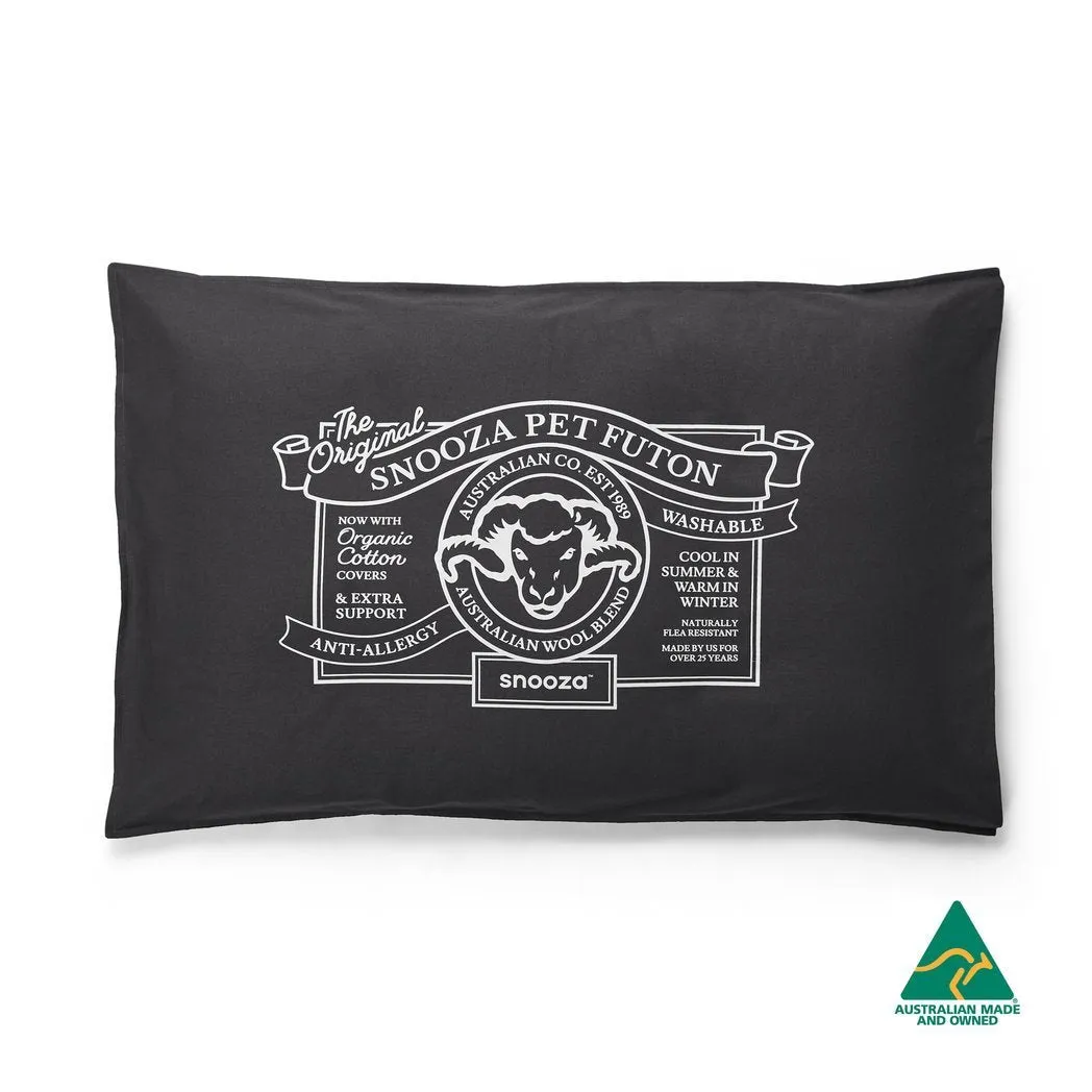 Snooza Organic Pet Futon Charcoal Dog Bed Mighty^^^