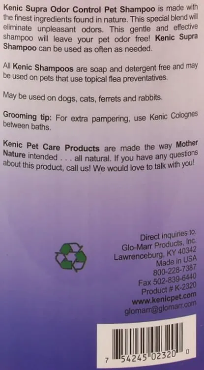 Supra Odor Control Pet Shampoo