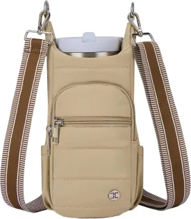 Telena Water Bottle Holder with Strap Crossbody Bags for Women for Walking, Hiking, Cycling