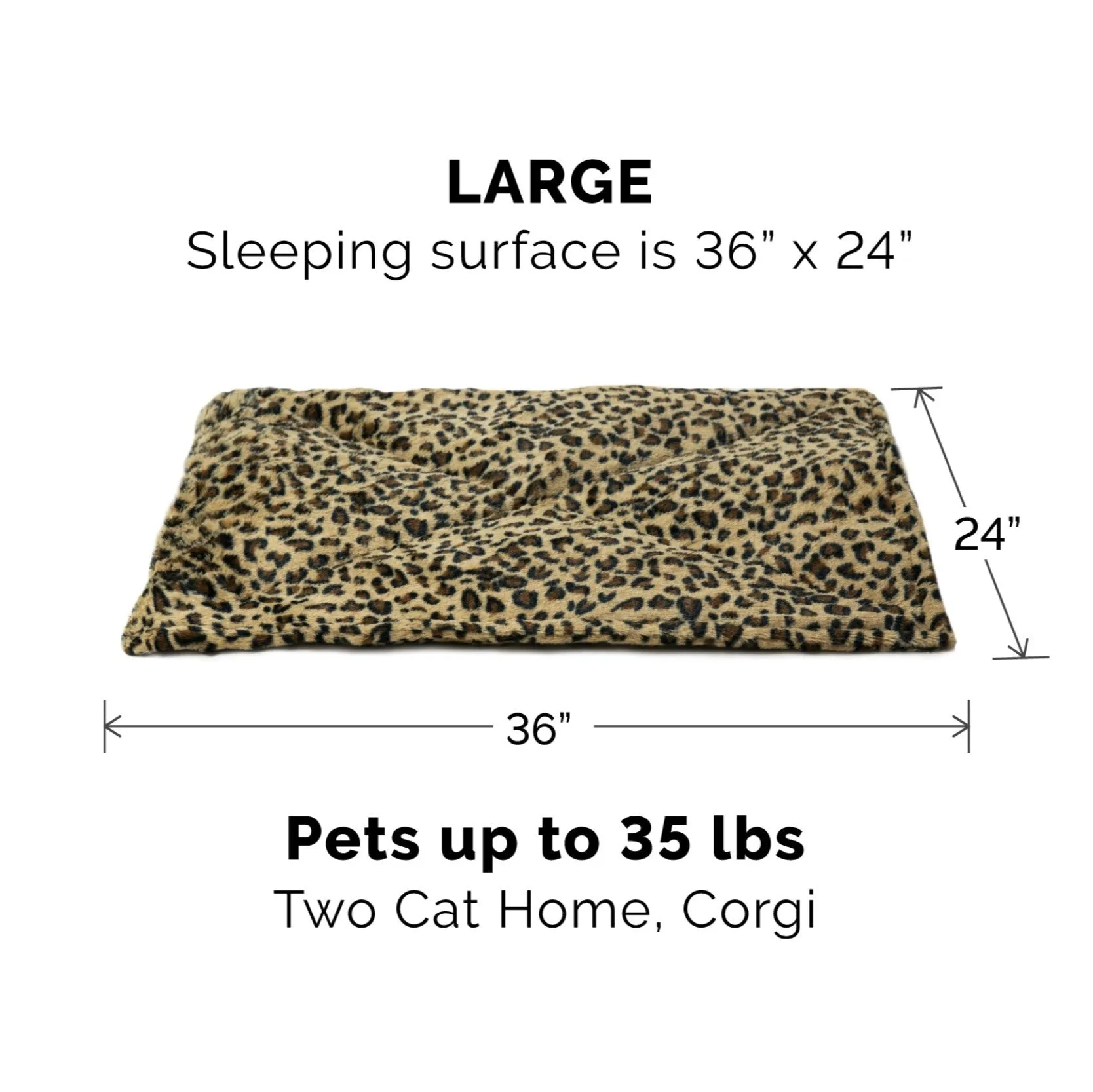 ThermaNAP™ Faux Fur Self-Warming Pet Bed Mat