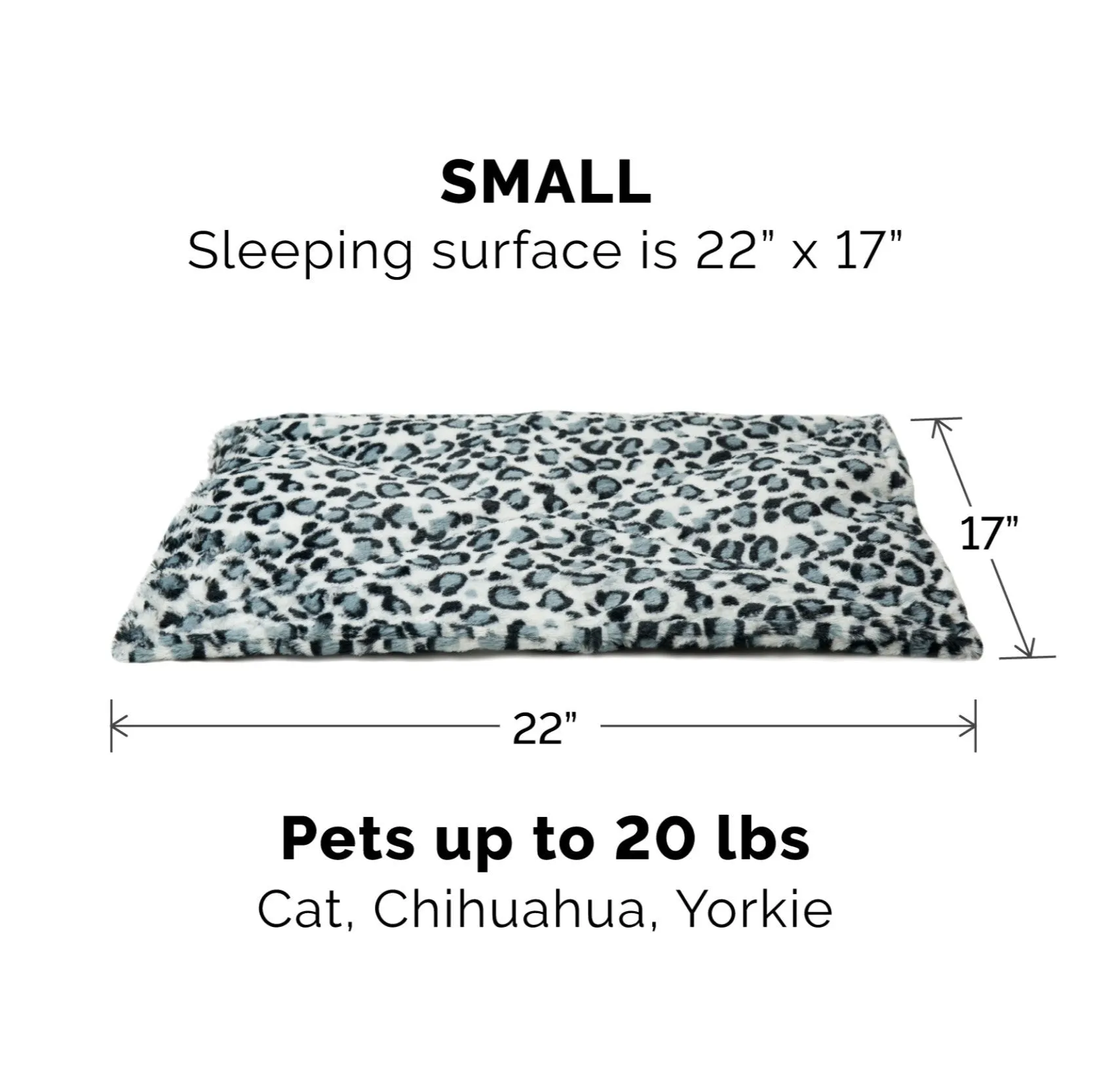 ThermaNAP™ Faux Fur Self-Warming Pet Bed Mat