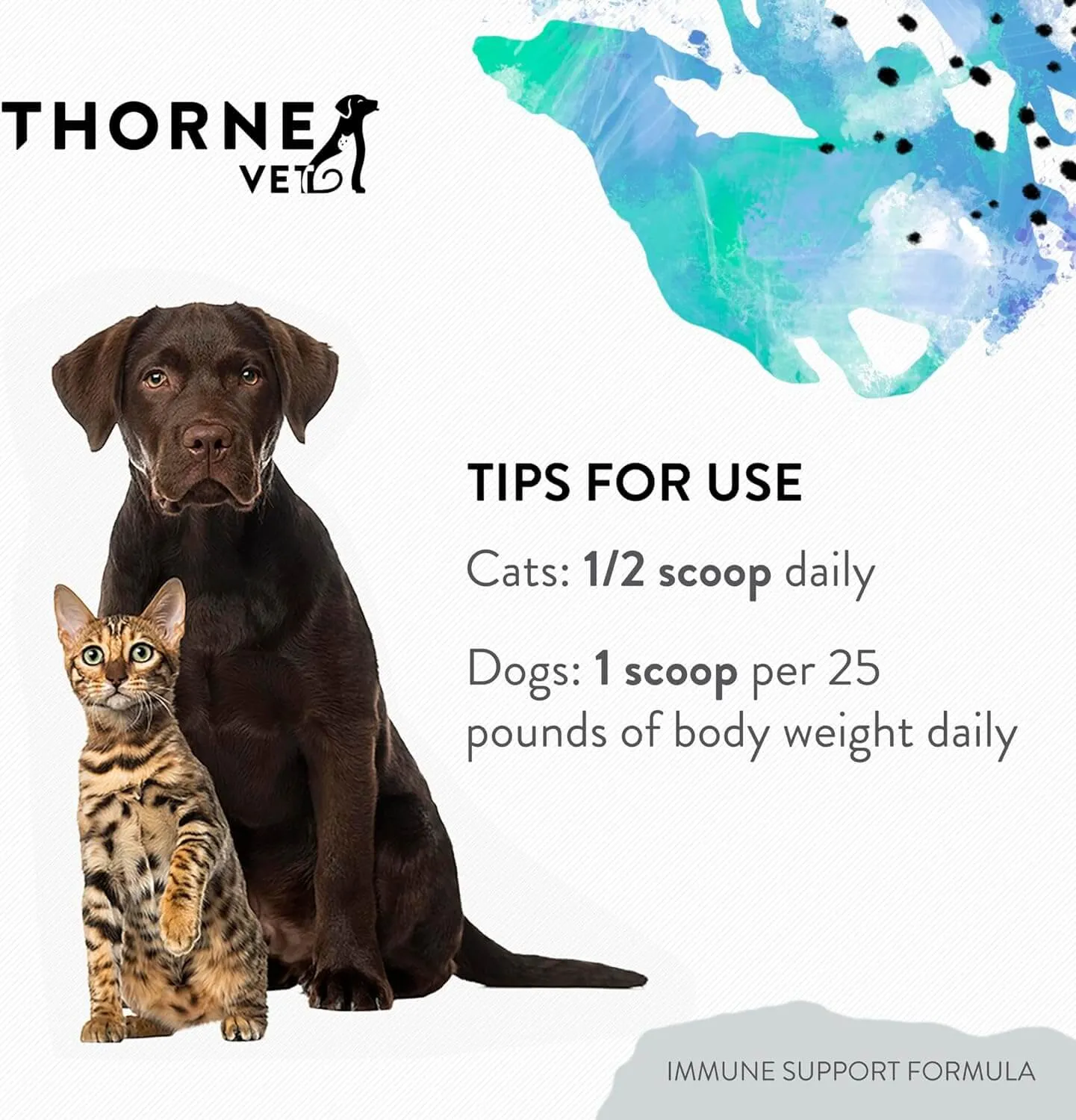 ThorneVet Immune Support Formula Dog & Cat Supplement
