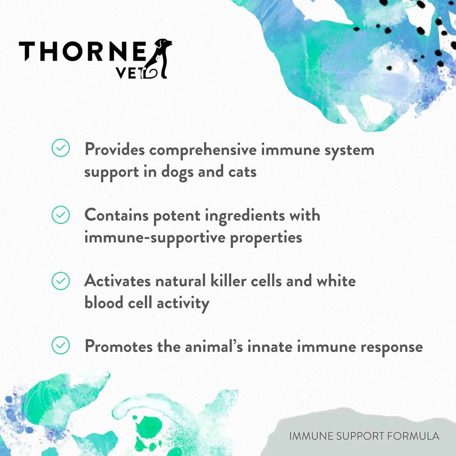ThorneVet Immune Support Formula Dog & Cat Supplement