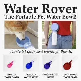 Water Rover Bigger 4-Inch Bowl and 26-Ounce Bottle, Pink